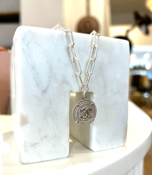 Silver Chanel - Link Chain Necklace
