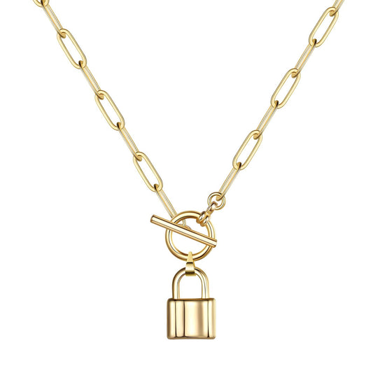 Lock and Chain Necklace