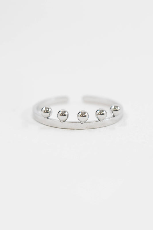 Bump Adjustable Ring | Silver