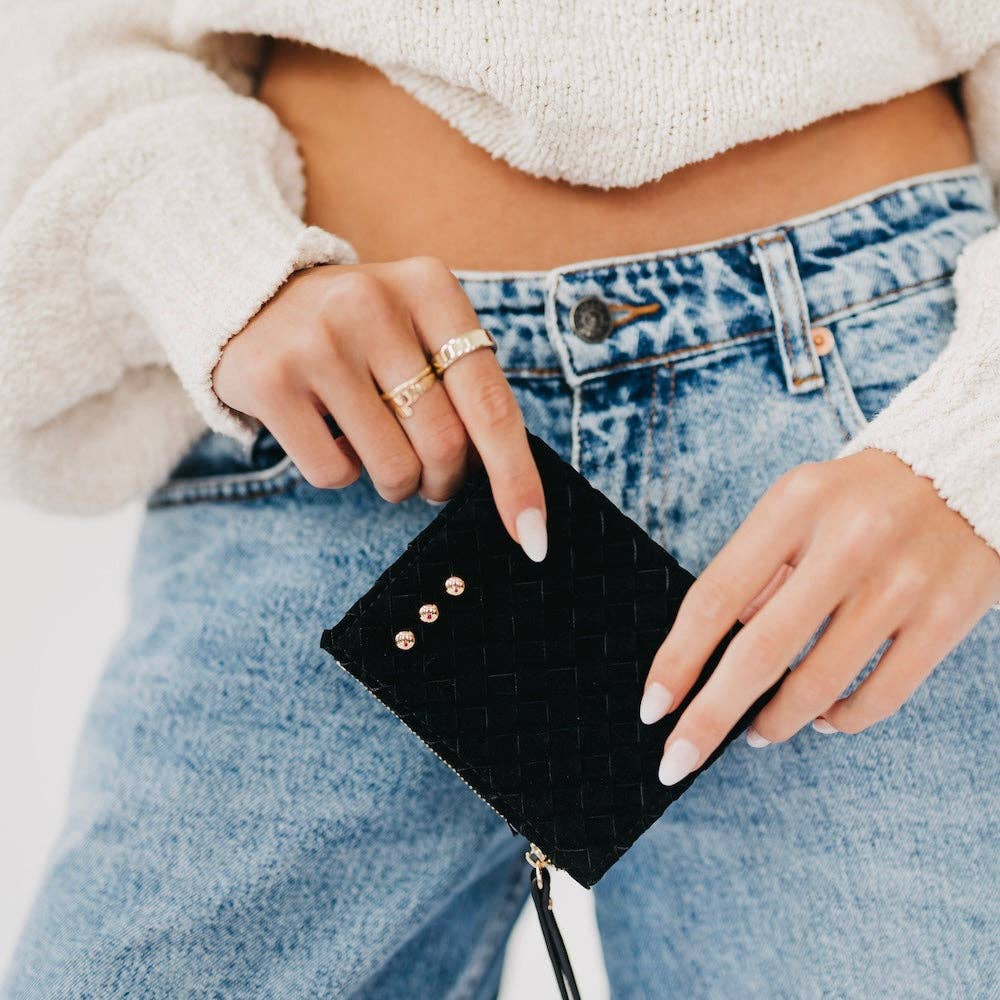 Kat Suede Wallet