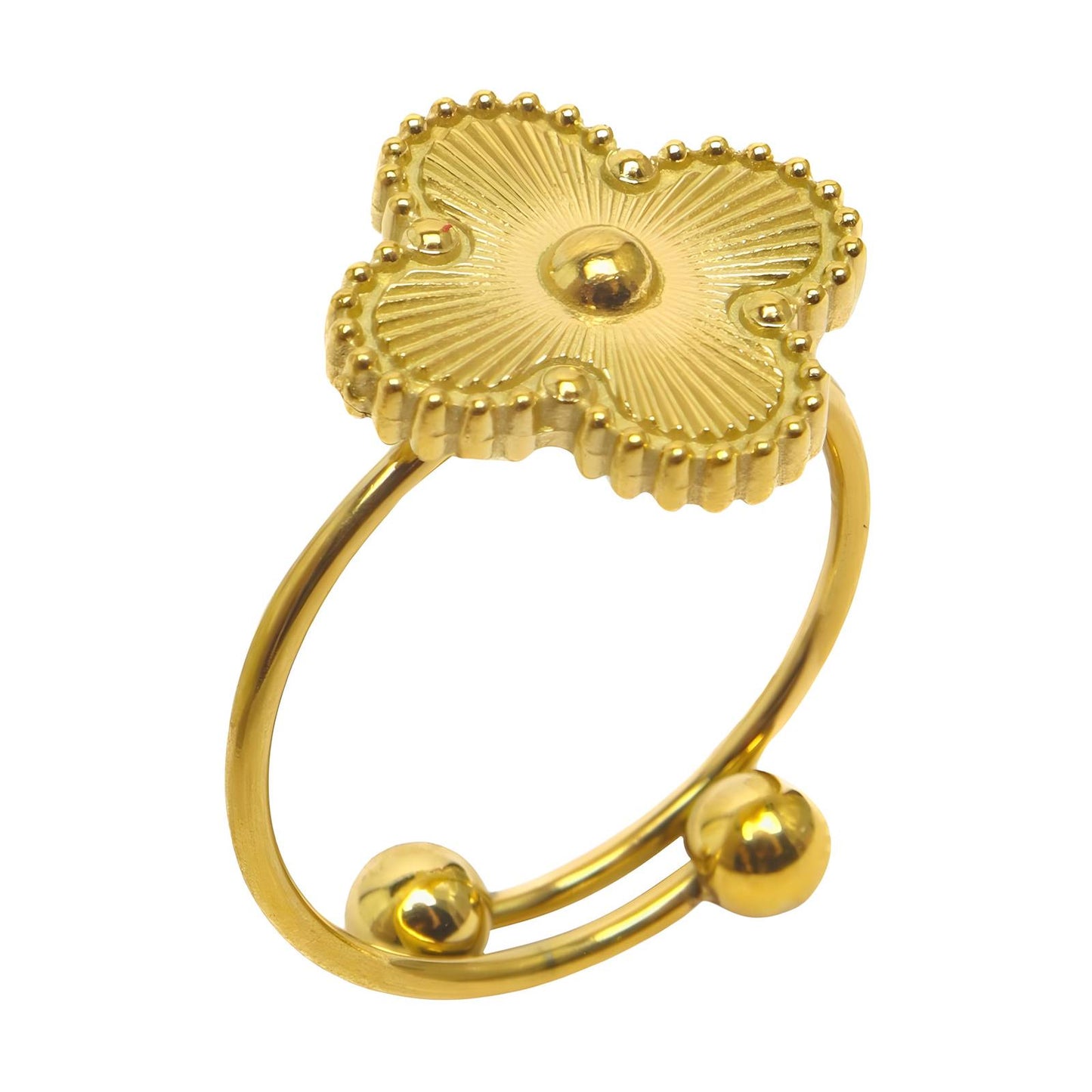 Gold Clover Ring