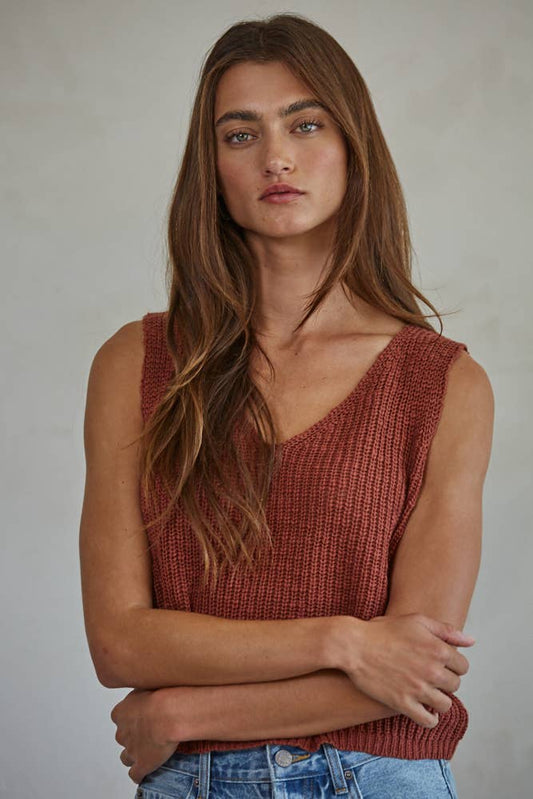 Gabrielle Knit Vest Top