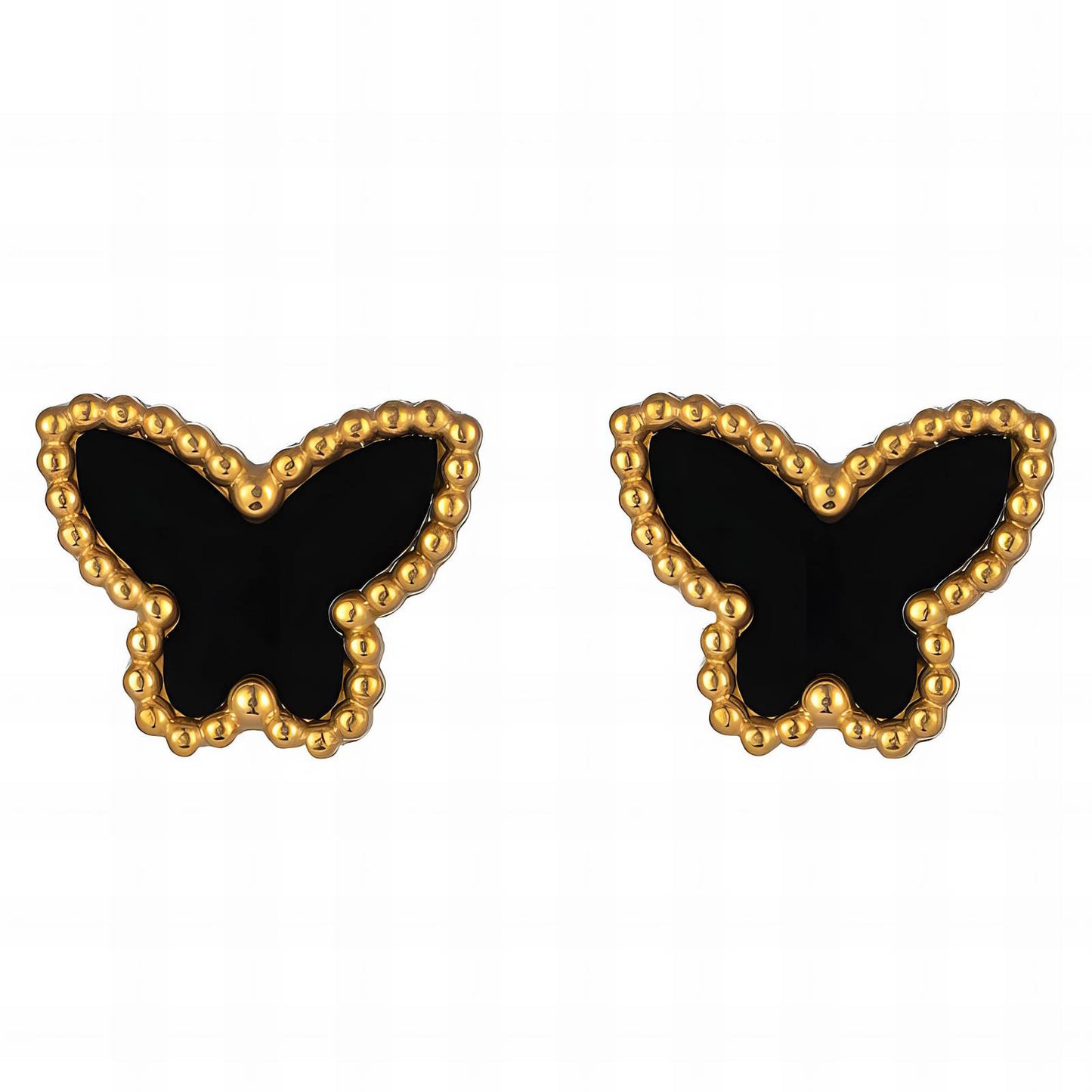 Butterfly Earrings - Black