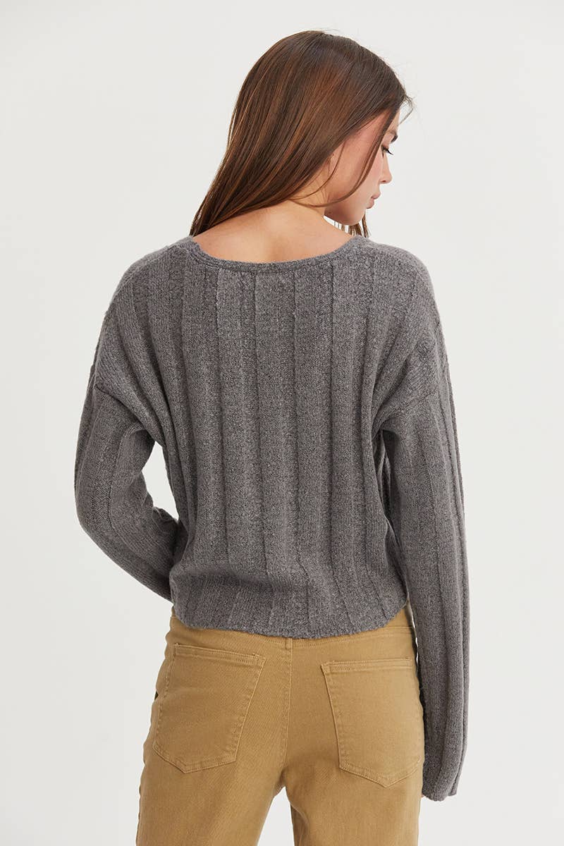 Ciara Cropped Sweater Top