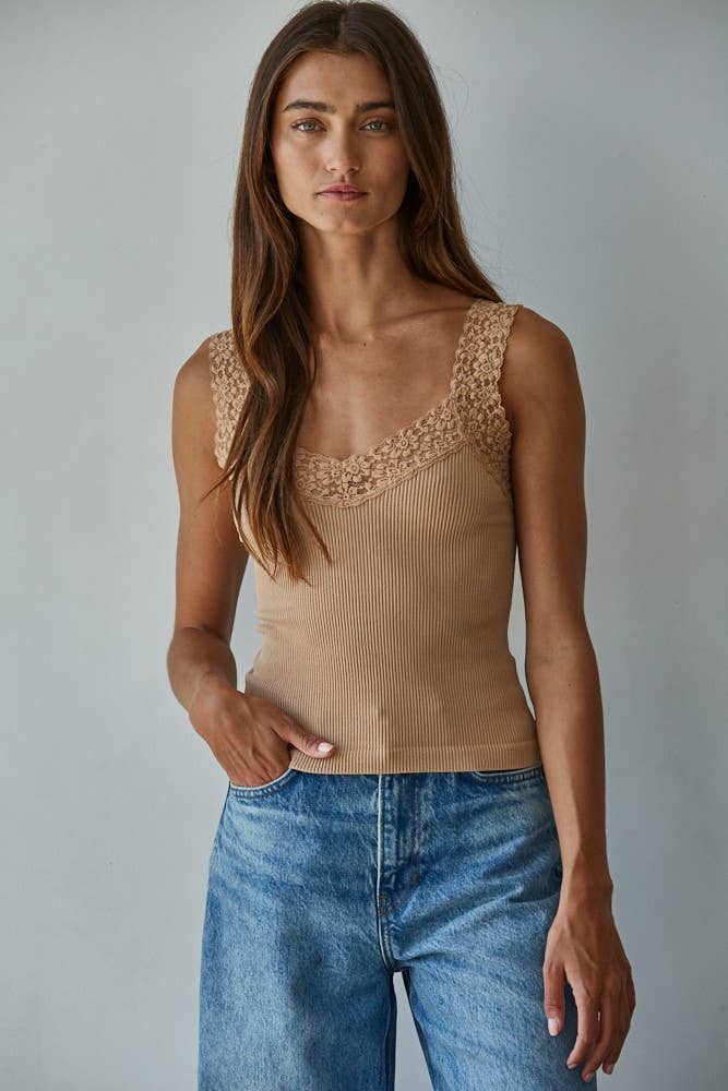 Karlee Scoop Neck Tank