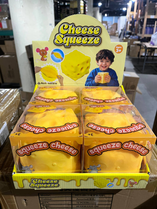 JUMBO Cheese Block Squishy