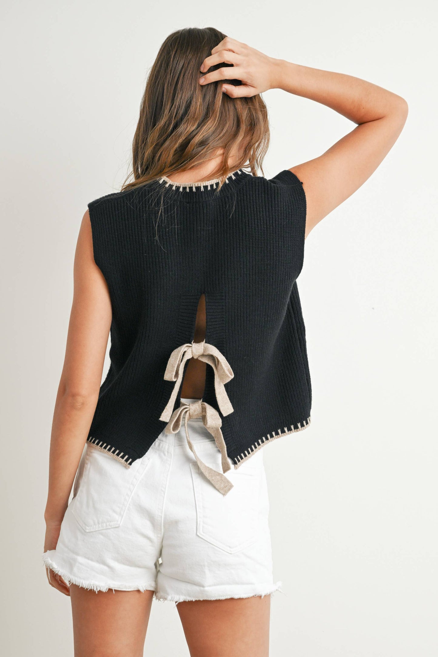 Addyson Ribbed Sweater Vest