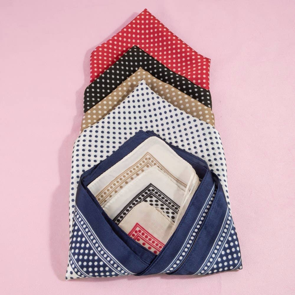 Square Polka Dot Pattern Scarf