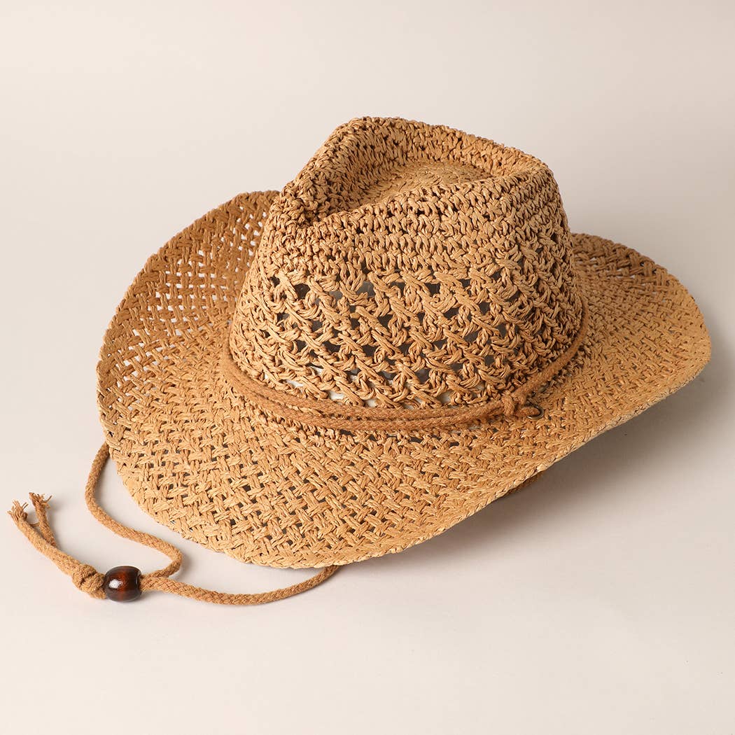 Straw Panama Adjustable Sun Hat
