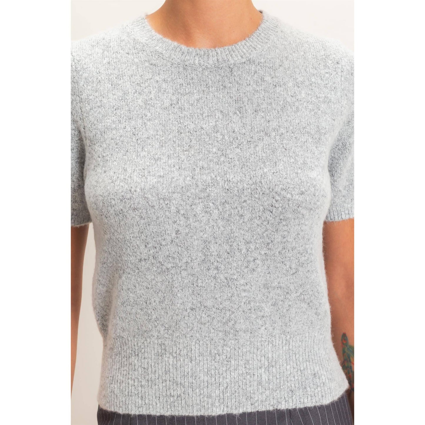 Ana Crew Neck Knit Top