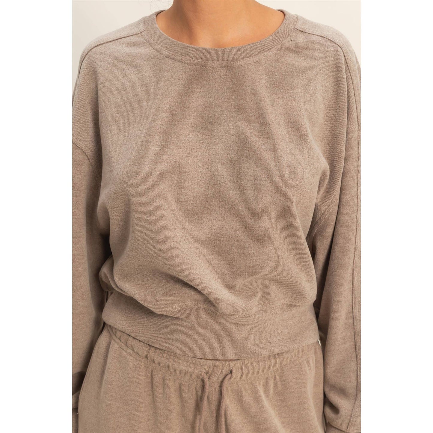 Madison Ribbed Relaxed Fit Sweatshirt