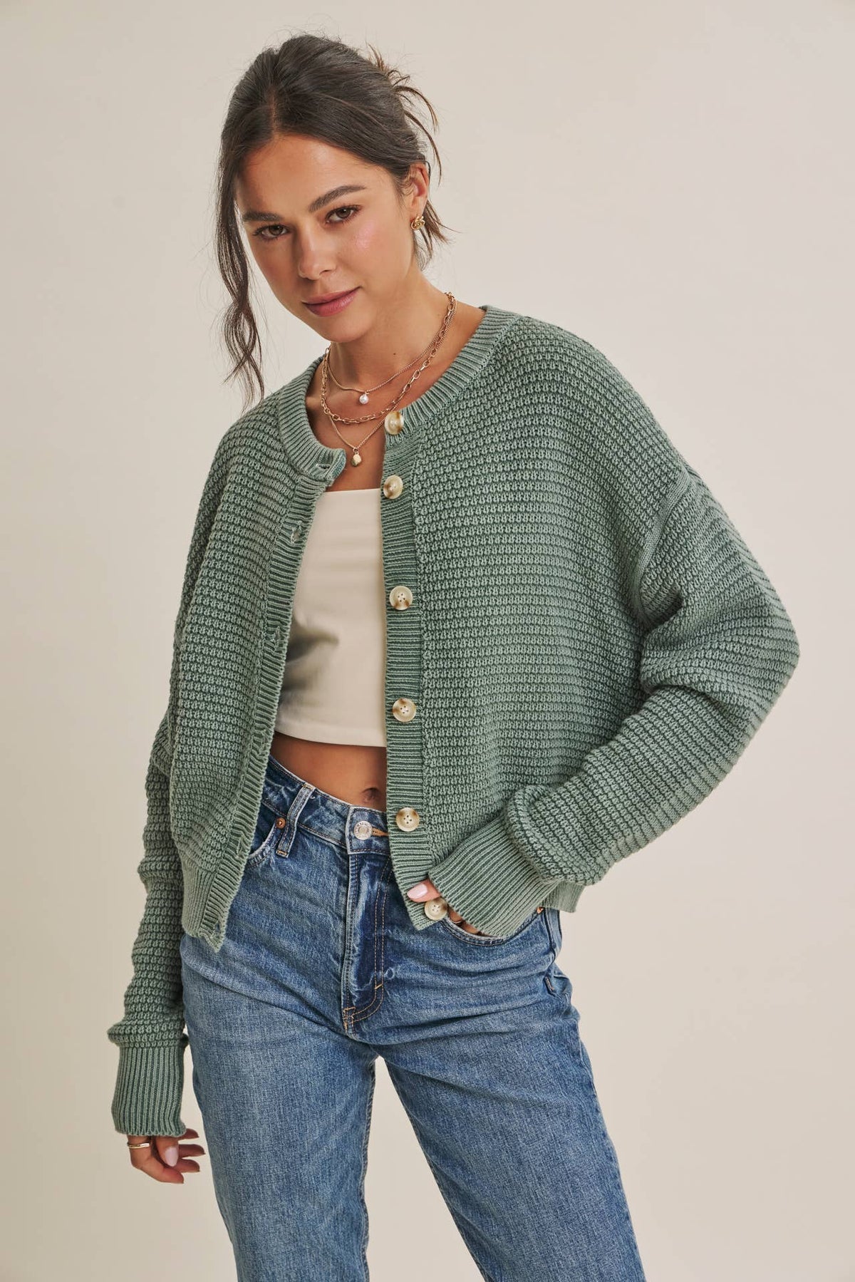 Charlie Button Up Cardigan