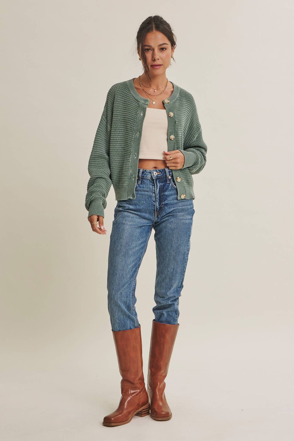 Charlie Button Up Cardigan