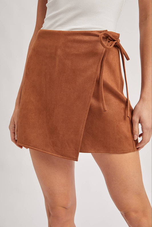 Dani Crossover Wrap Skirt