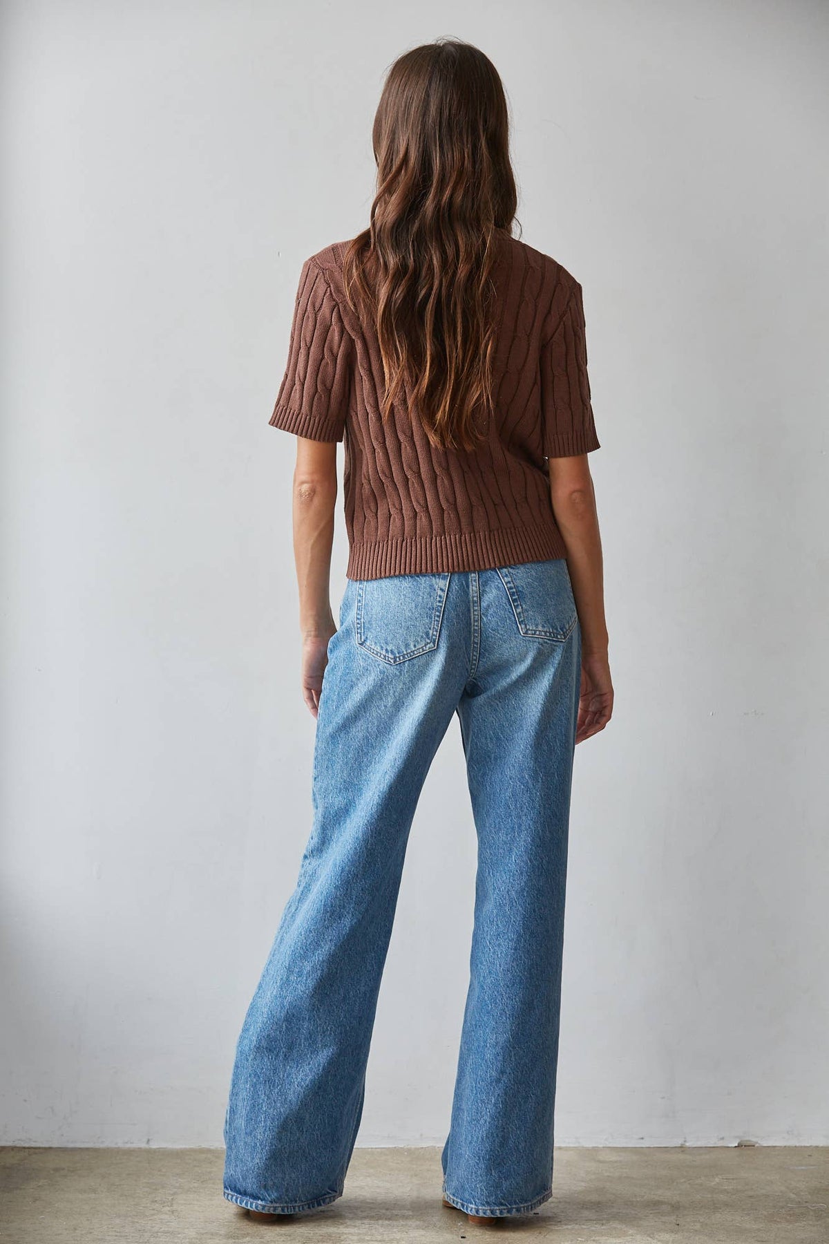 Cara Cable Knit Top