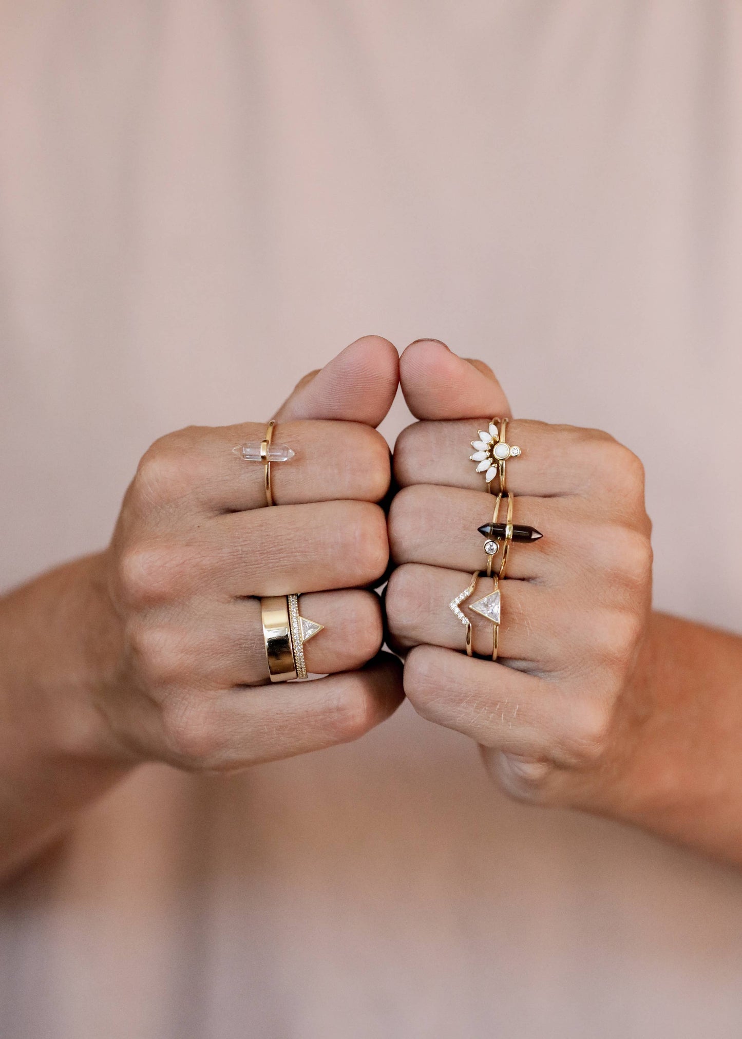 Opal Crown Ring