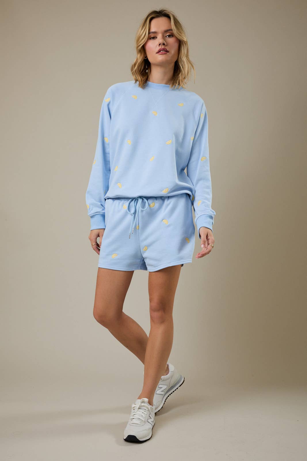 Lemon Embroidered Sweatshirt