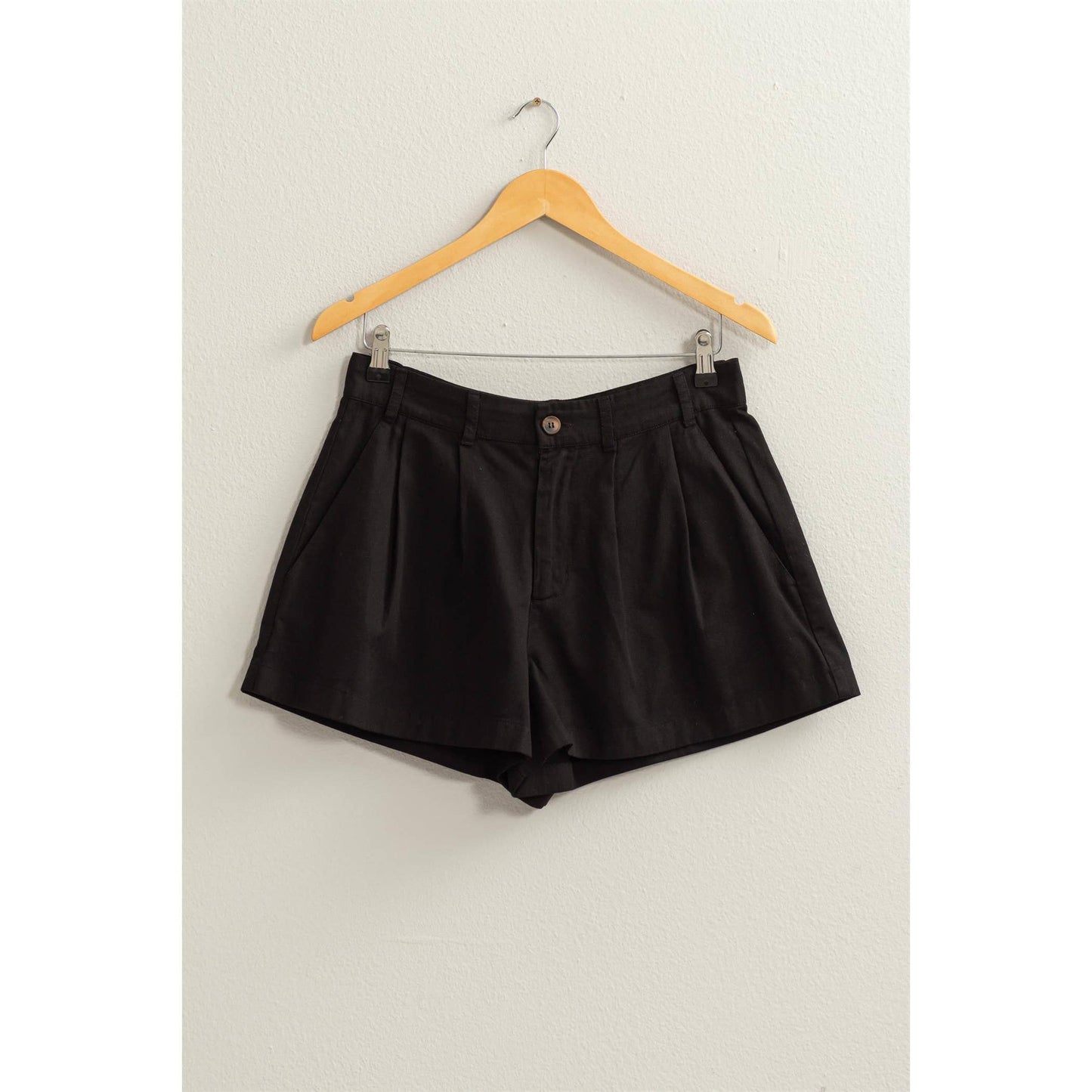 Savannah High Waisted Pleated Shorts