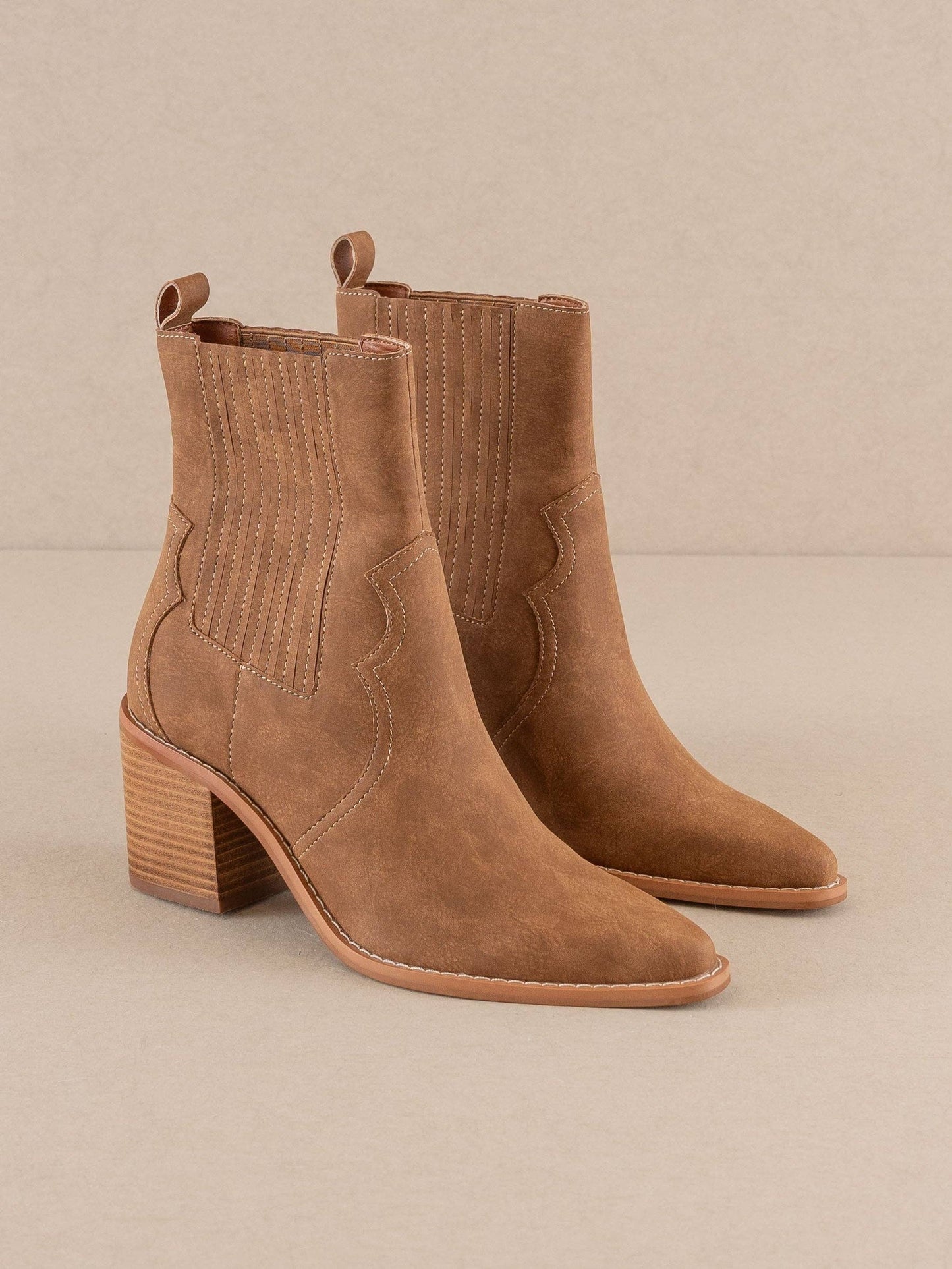 The Addison | Brown Paneled Boot