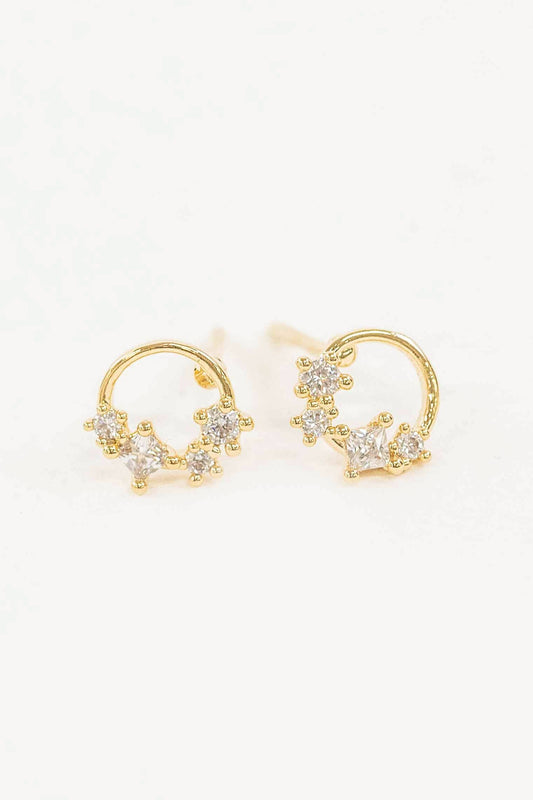 Coronal Stud Earrings | Gold