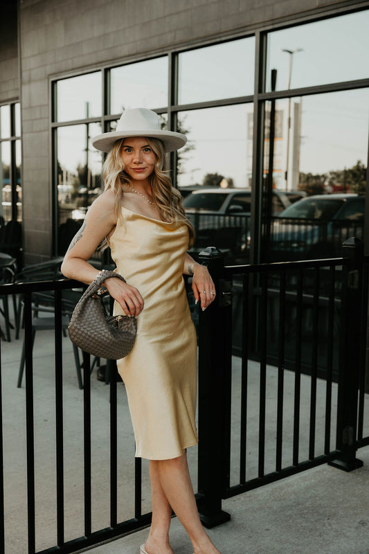 Belle Satin Dress