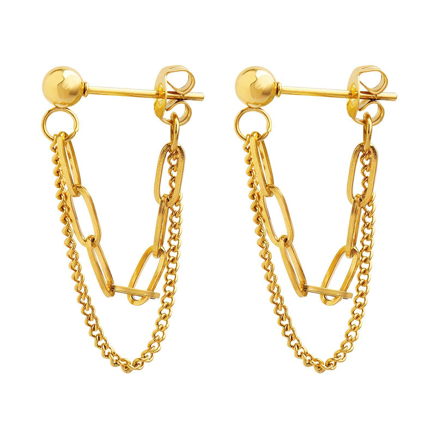 Double Chained Earrings