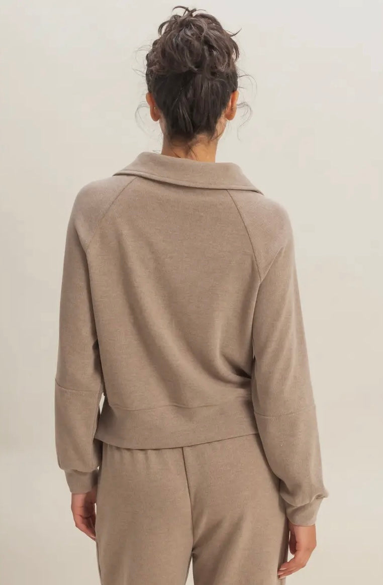 Danny Ribbed Half-Zip