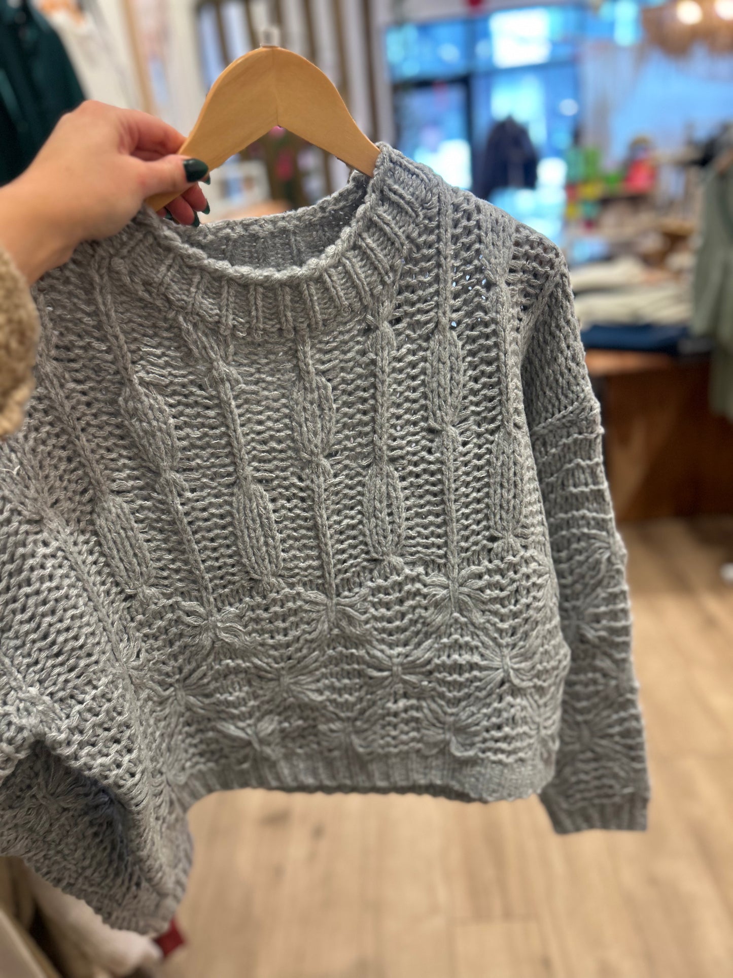 Evelyn Cable Knit Sweater