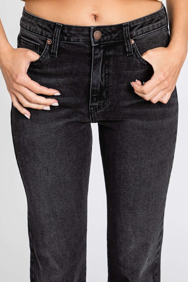 Letter To Juliet - Washed Black Denim