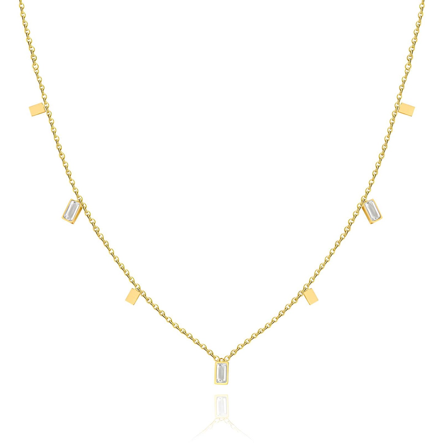 Minimal Rectangle Necklace