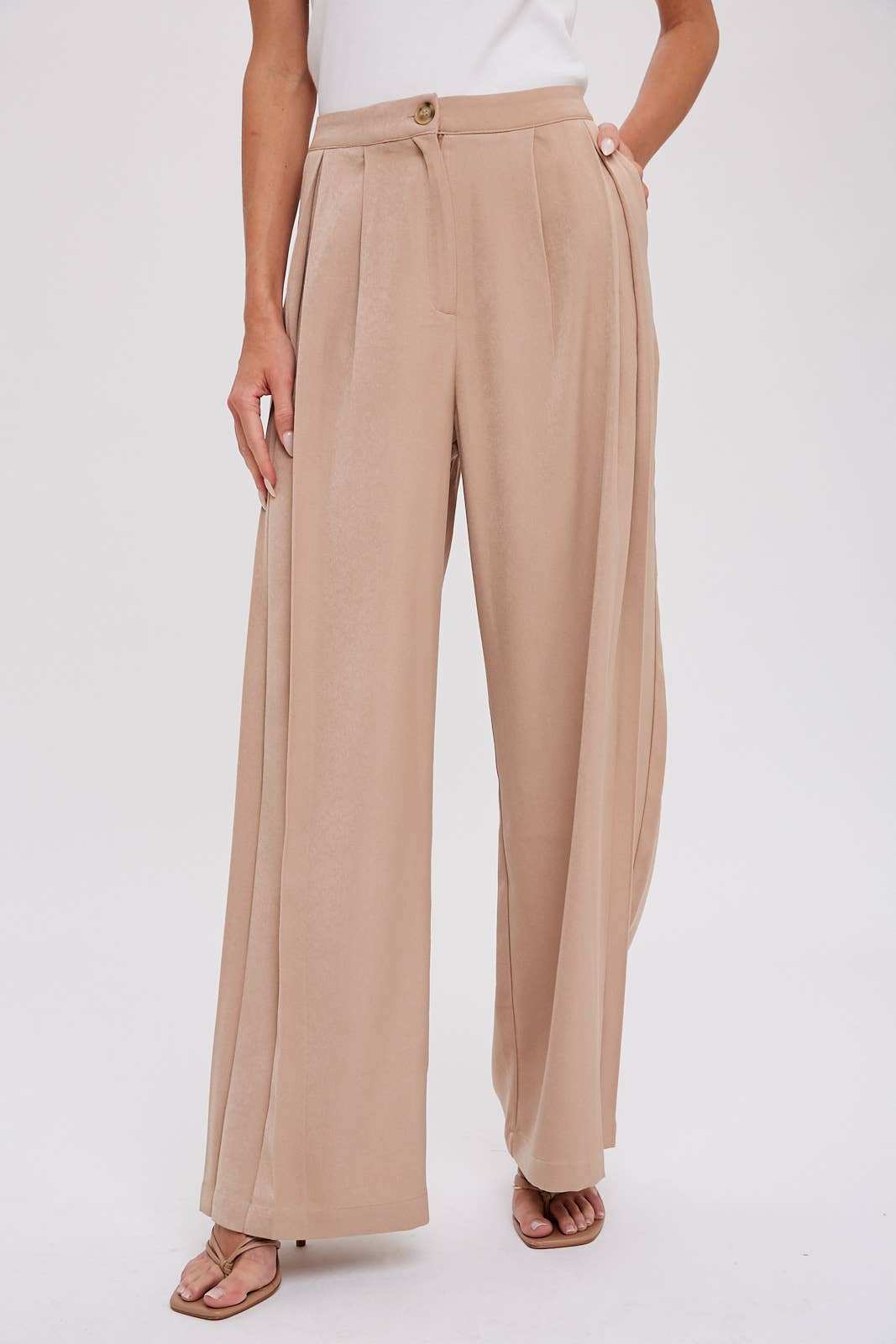 Evelyn Pintuck Pants