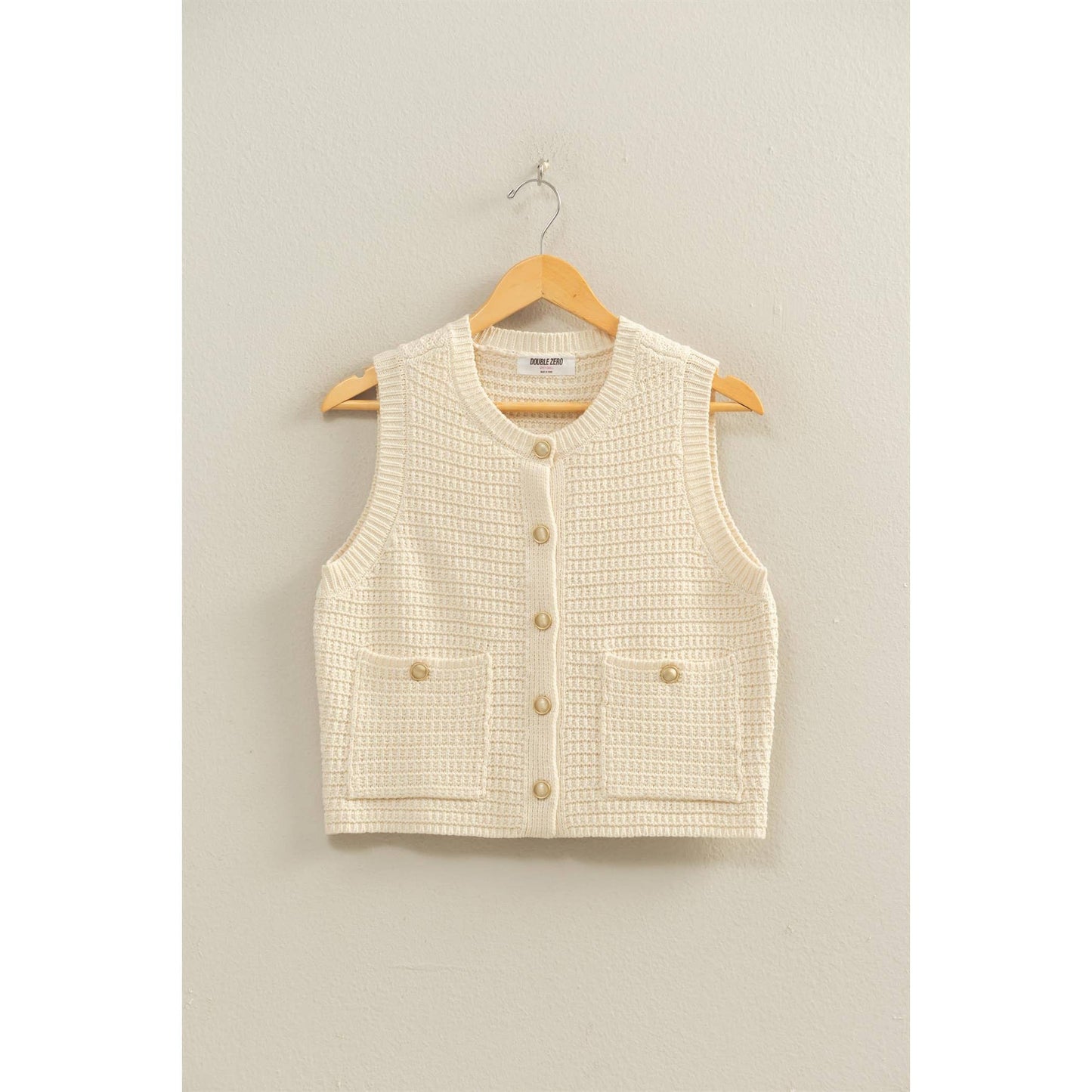 Frankie Button-Front Vest
