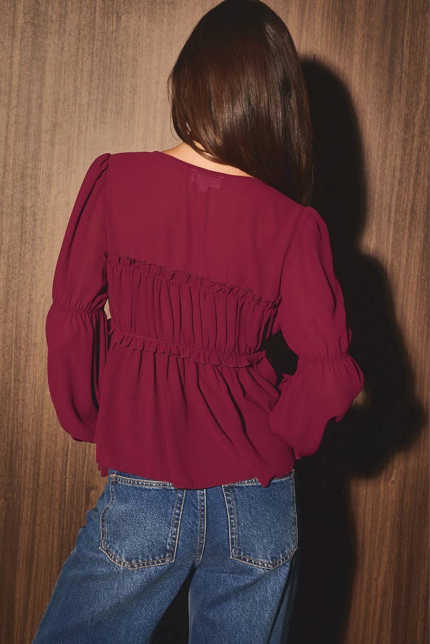 Callie Chiffon Blouse