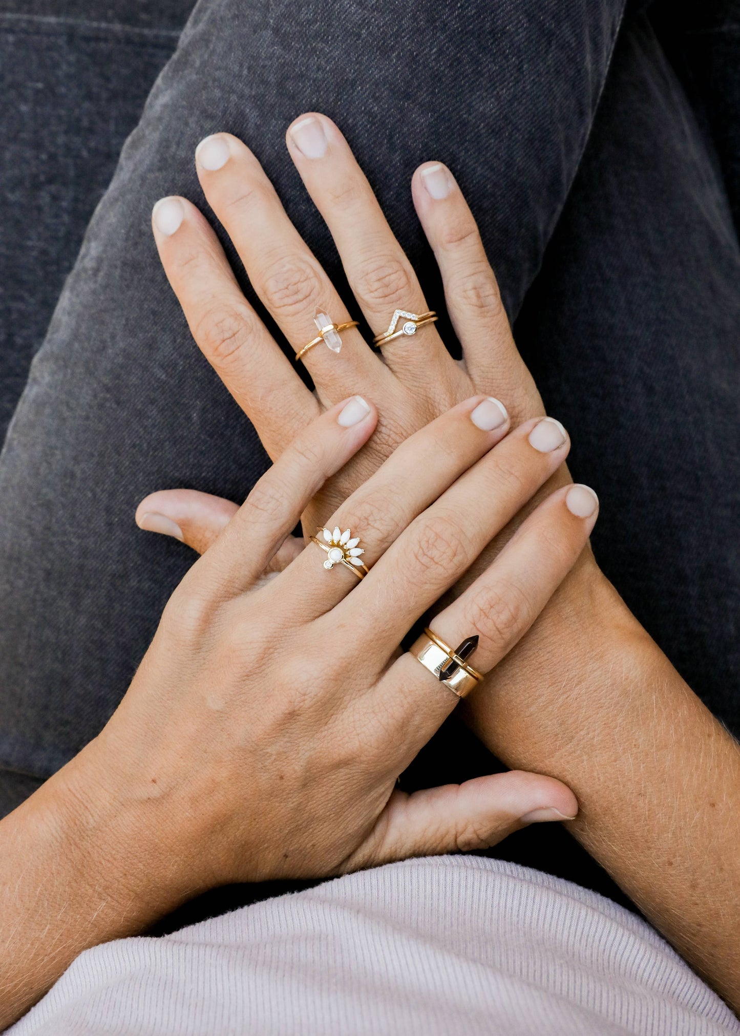 Opal Crown Ring