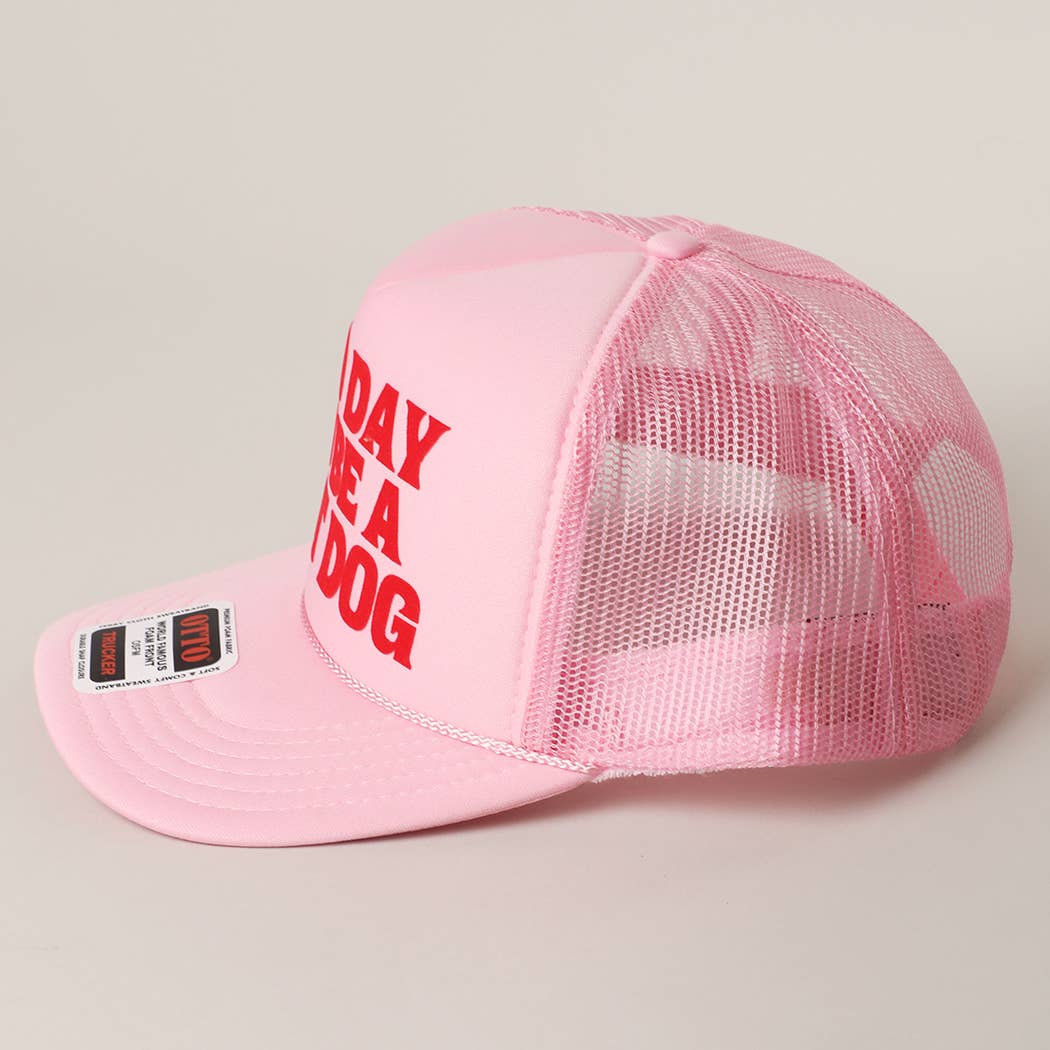BAD DAY TO BE A HOT DOG Trucker Hat