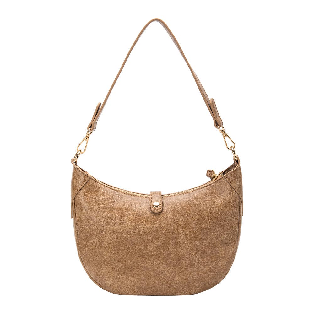 Maeve Tan Recycled Vegan Shoulder Bag