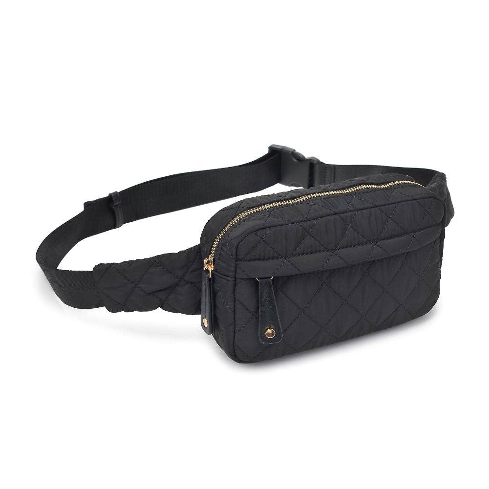 Lucile Quilted Nylon Belt Bag