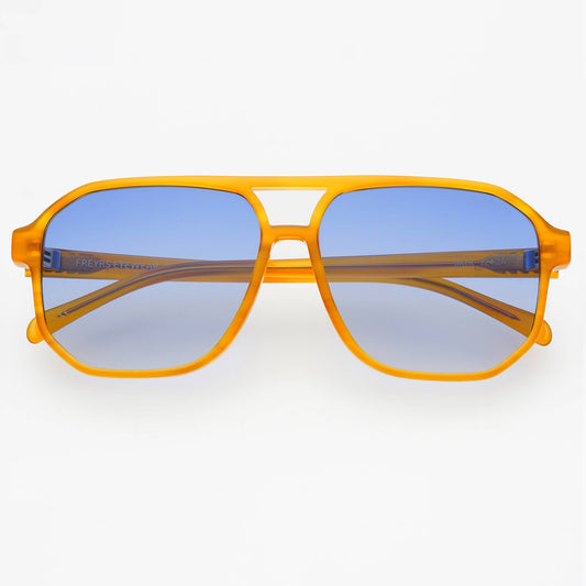 Billie Orange Aviator Sunglasses