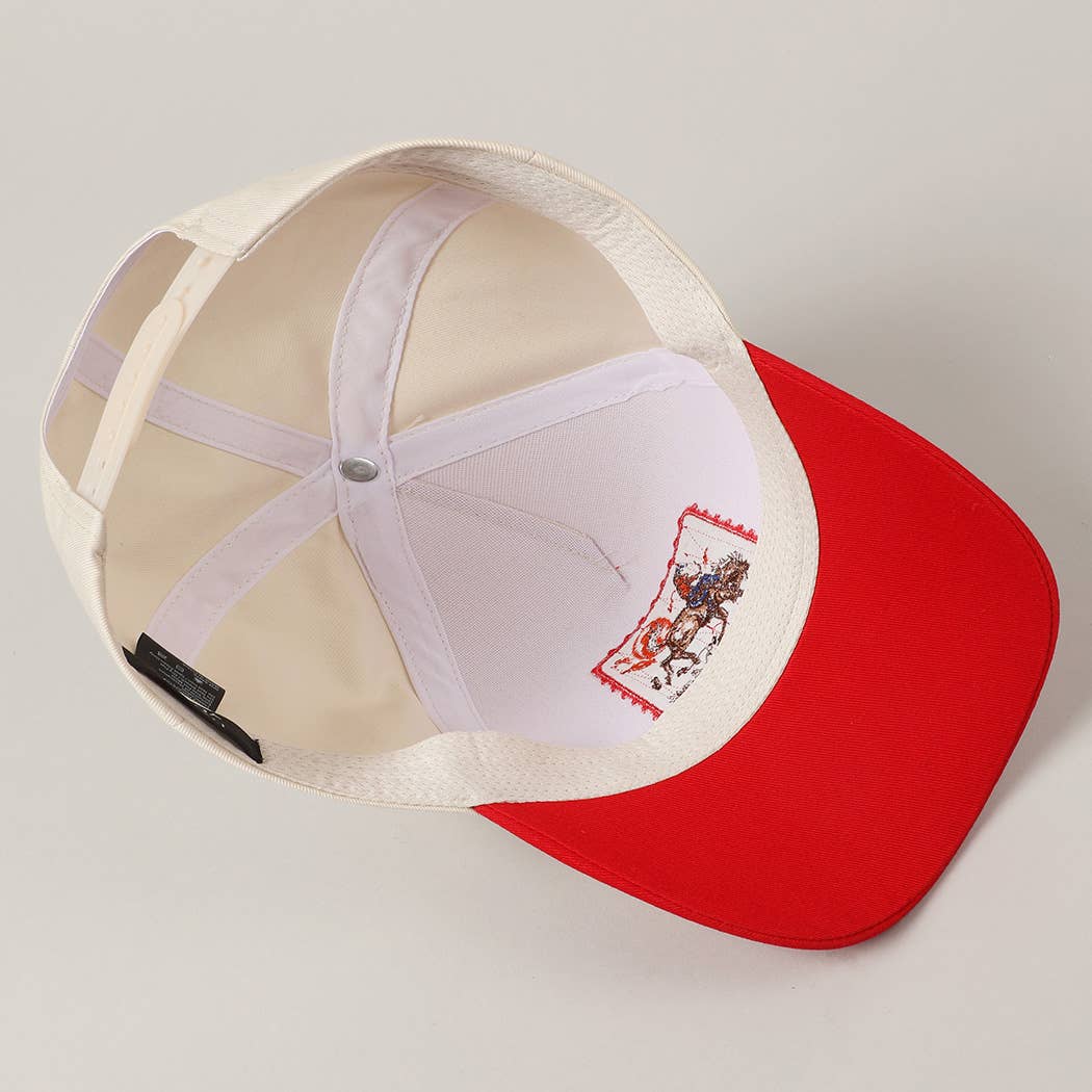 Cowboy Horse Embroidery Hat