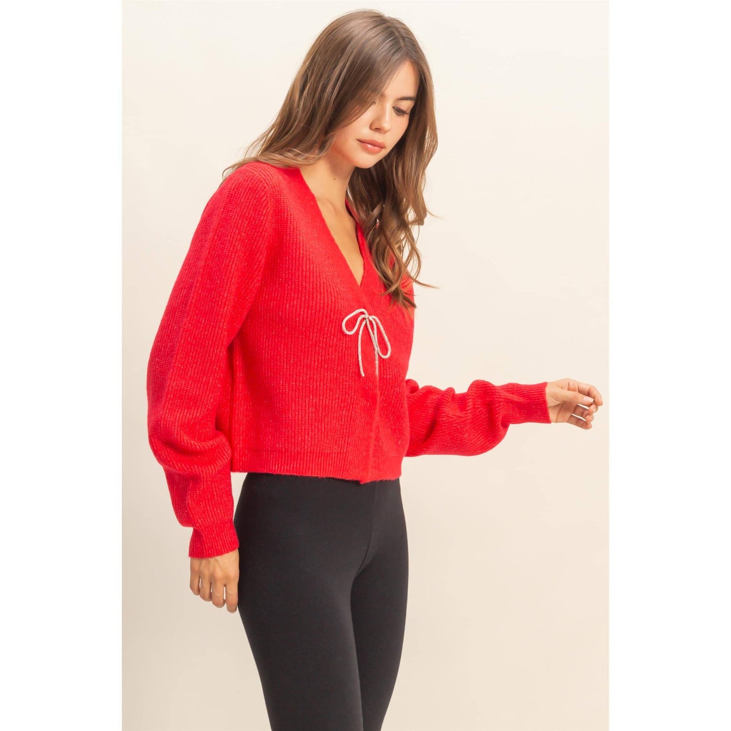 Amiri Bow Cardigan