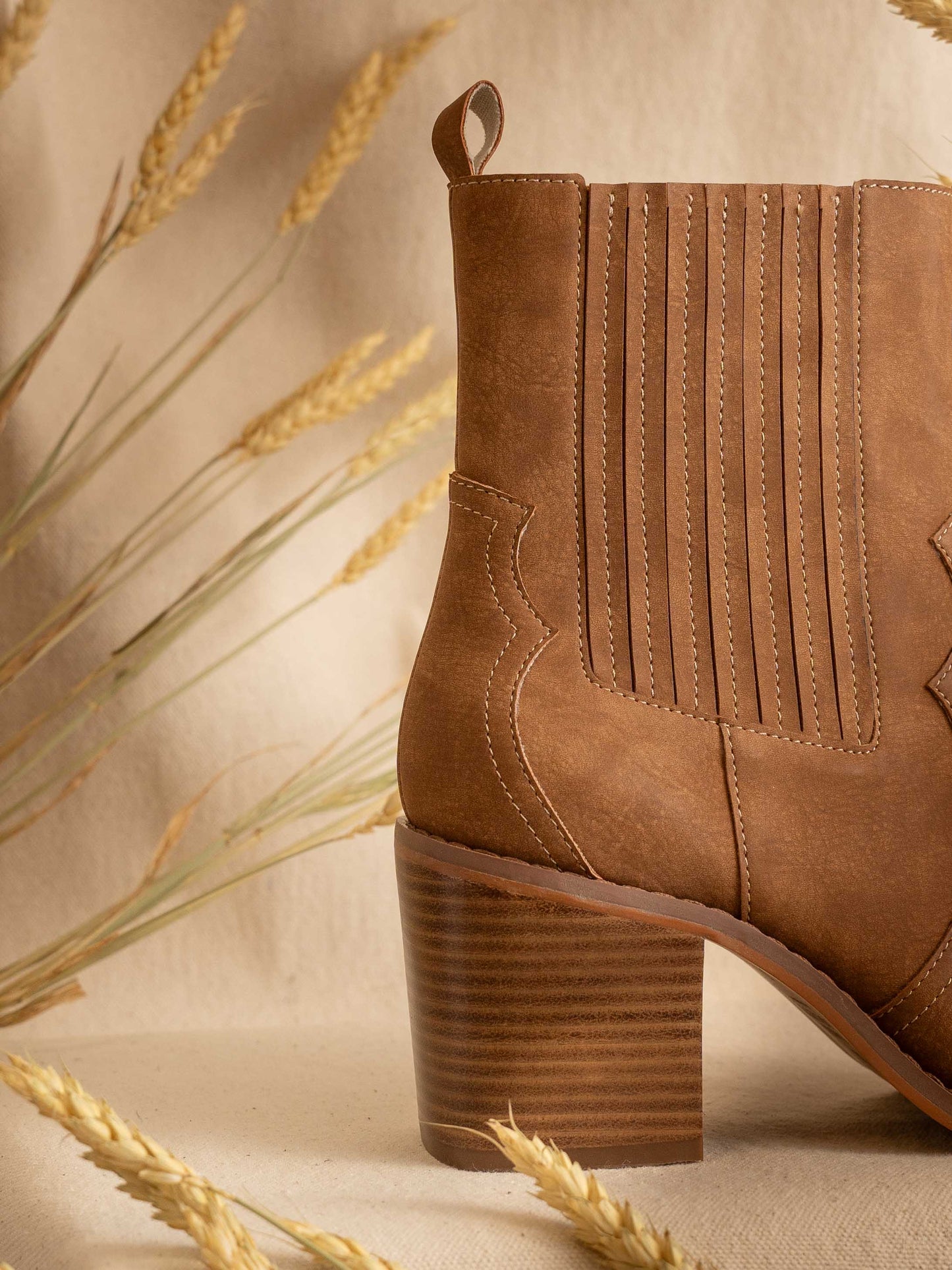 The Addison | Brown Paneled Boot