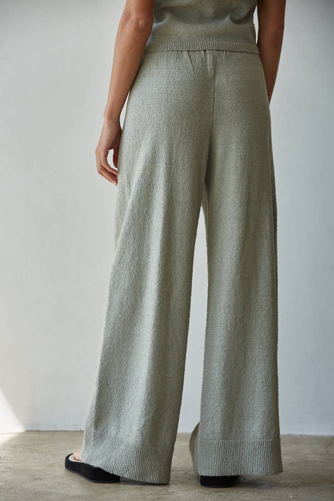 Kennedy Knit Sweater Wide Leg Pants