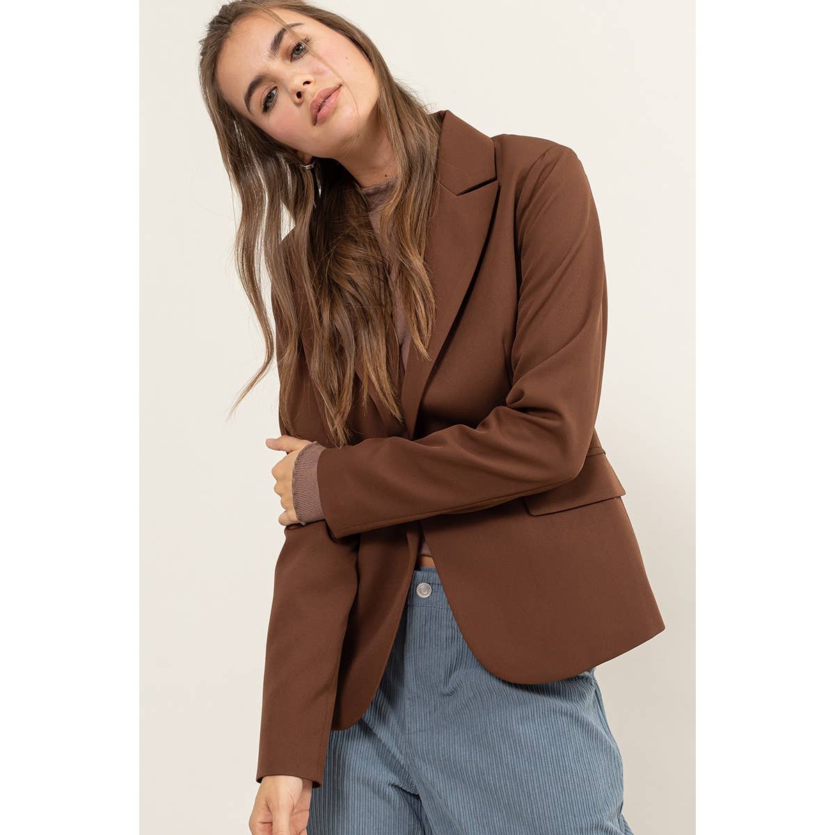 Zara Single Button Blazer