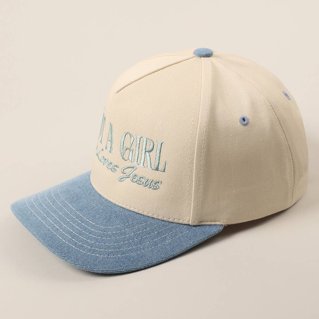 Just A Girl Who Loves Jesus Trucker Hat