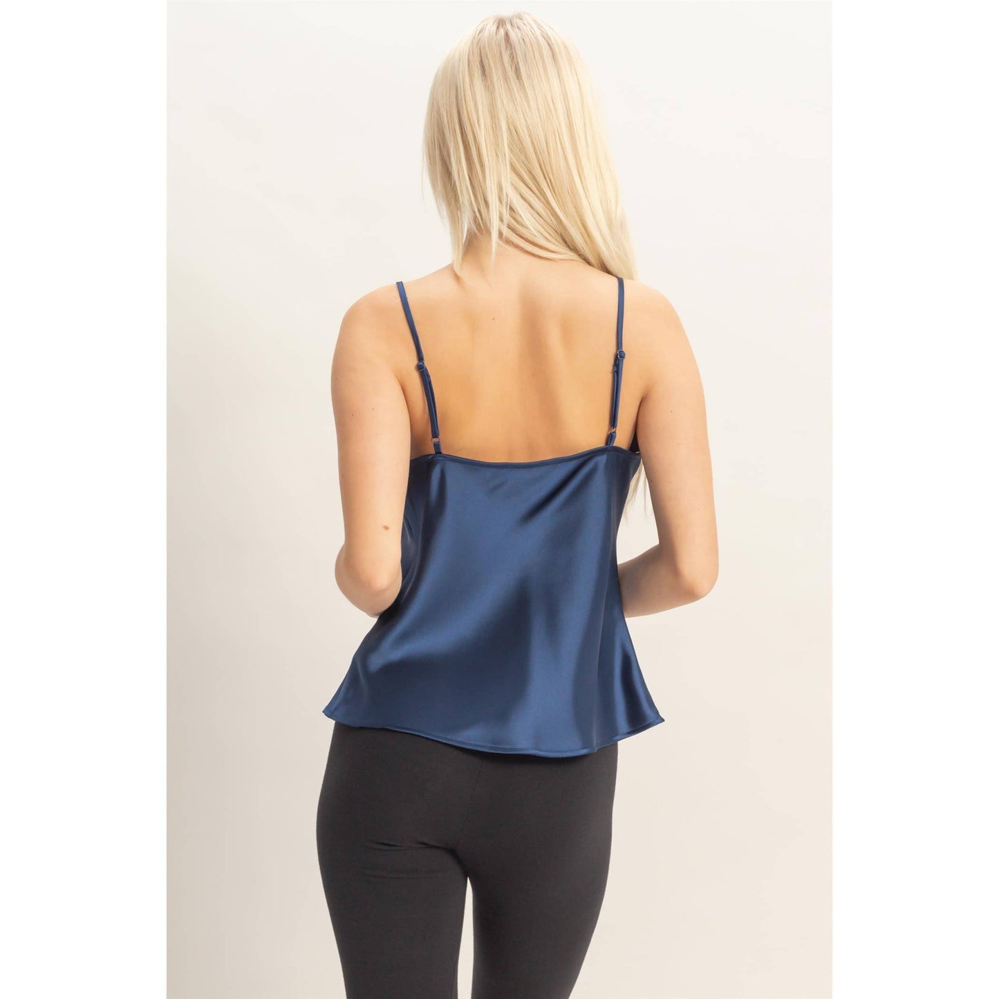 Isabella Satin Cami Top