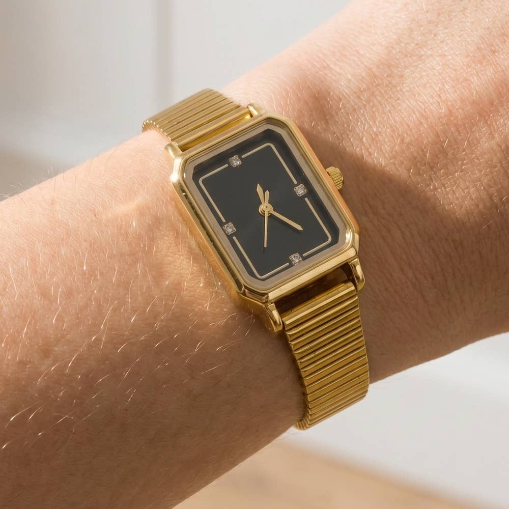 Snake Band Rectangle Style Watch