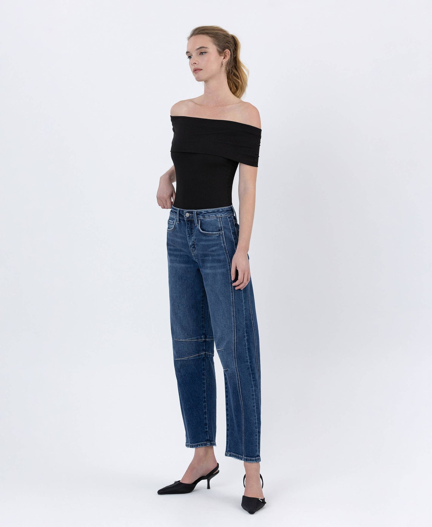 Danielle Barrel Leg Denim