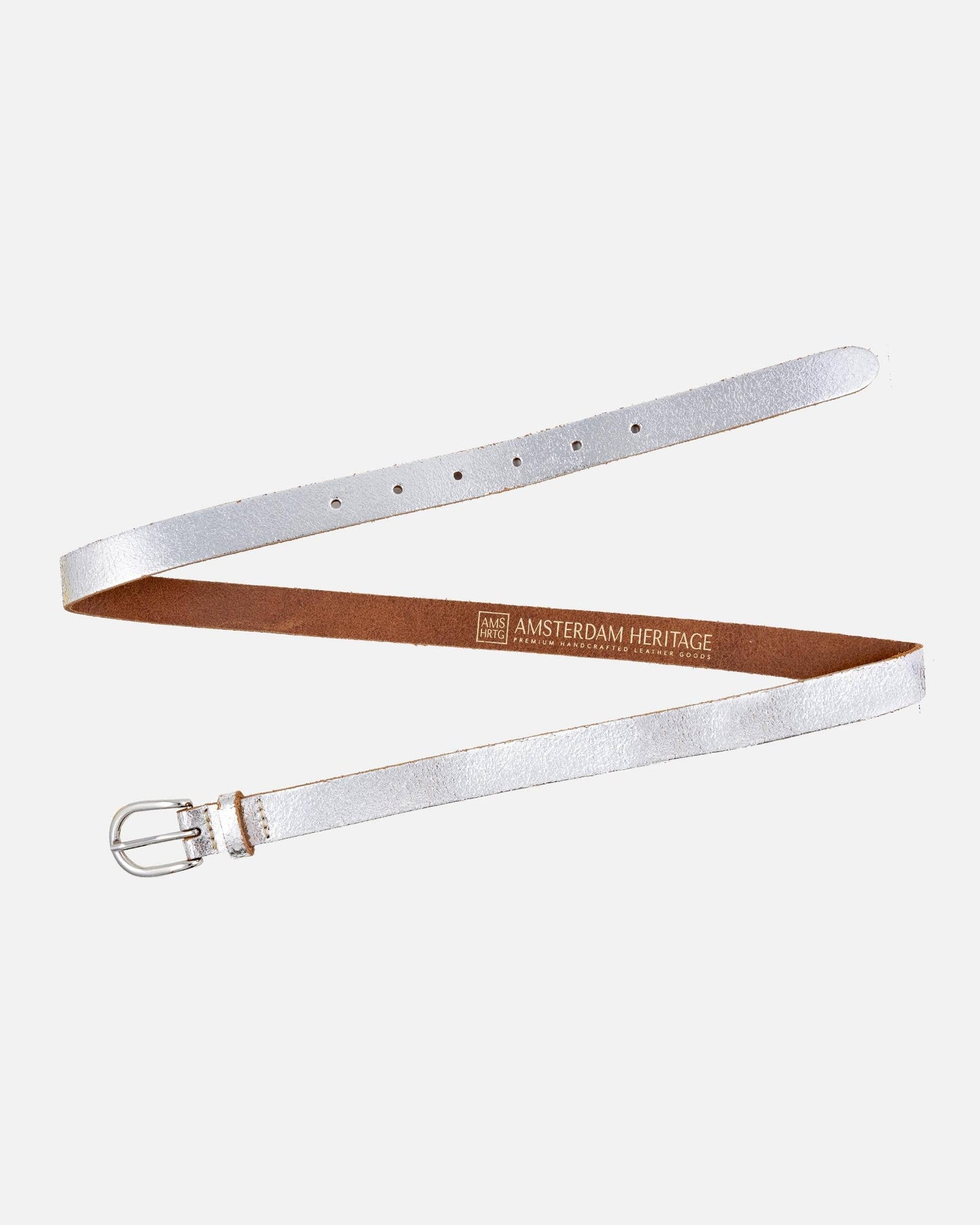 Eva | Metallic Skinny Belt