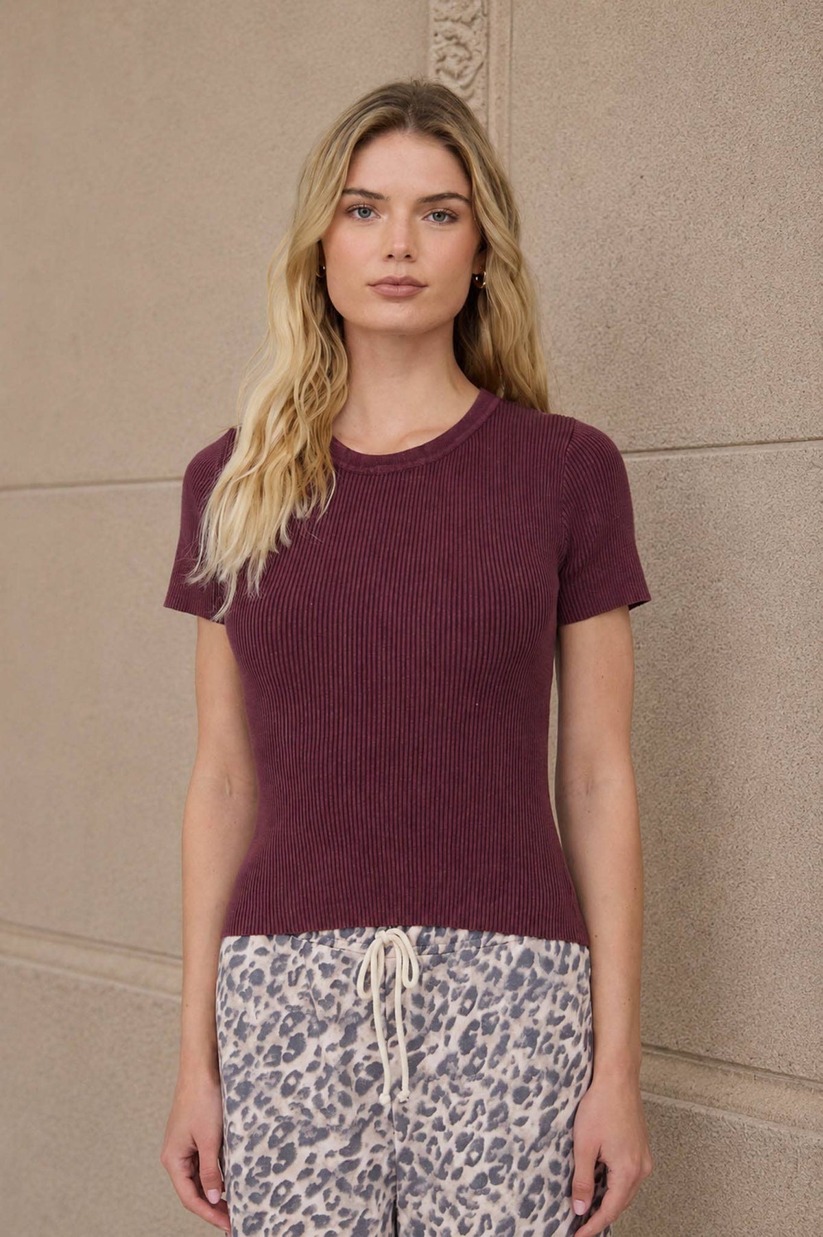 Celia Acid Wash Top