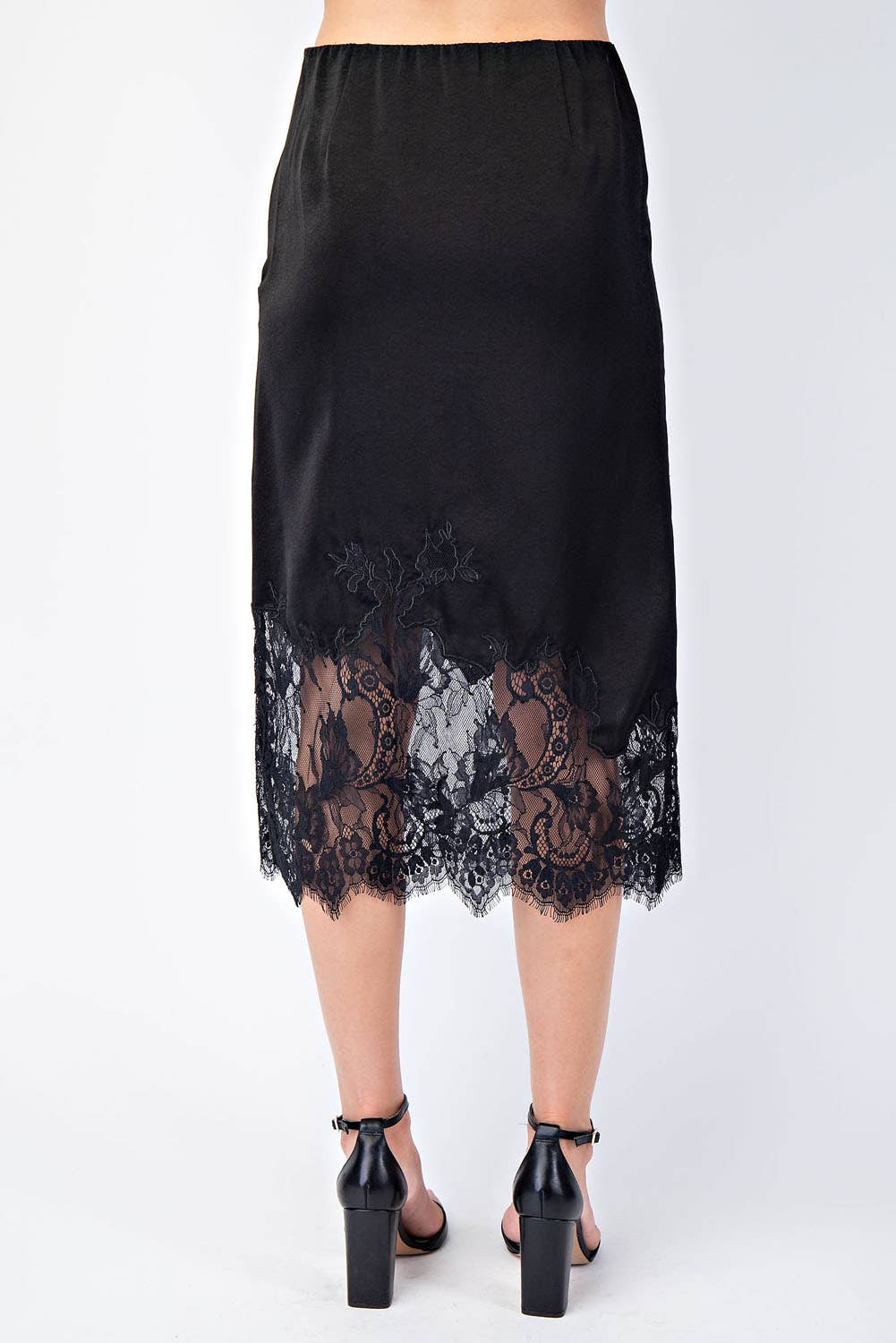 Jules Scalloped Lace Midi Skirt